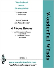 4 Pieces Breves Clarinet Duet cover Thumbnail
